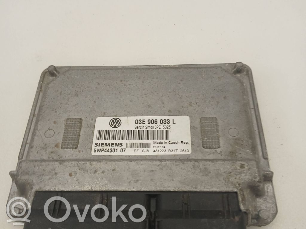 Engine control unit/module   03E906033L,5WP4430107