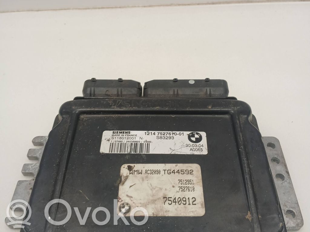 Engine control unit/module   7527610,S118012001C,7540912