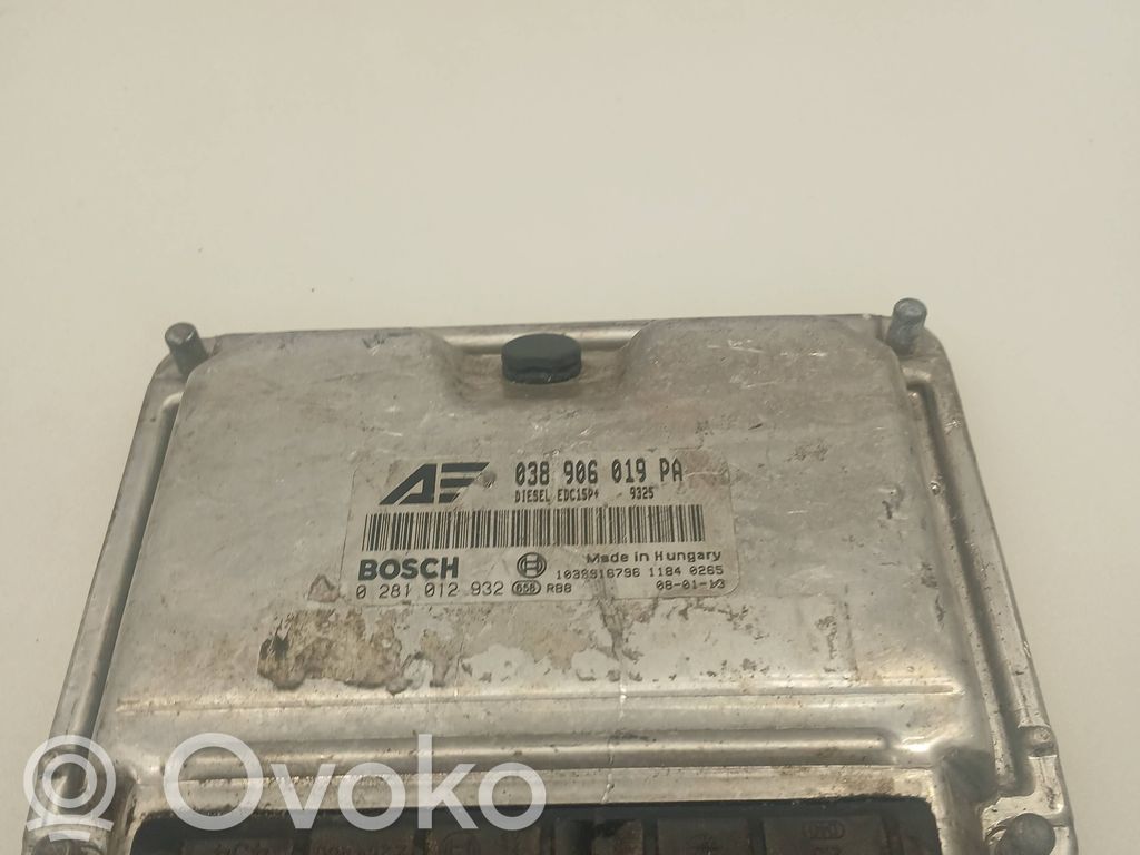 Volkswagen Sharan Engine control unit/module 