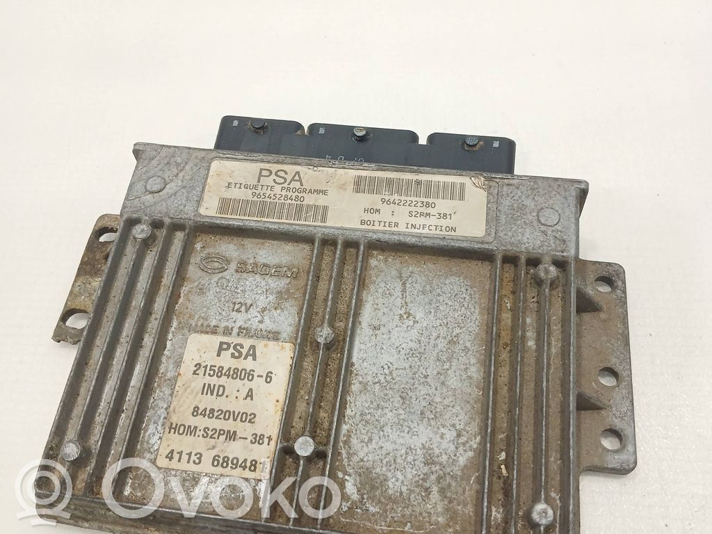 Engine control unit/module   9642222380,9654528480