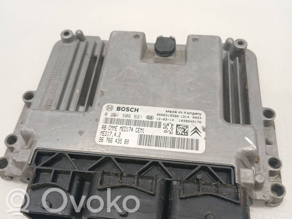 Engine control unit/module   9676643580,9666319580,0261S06621