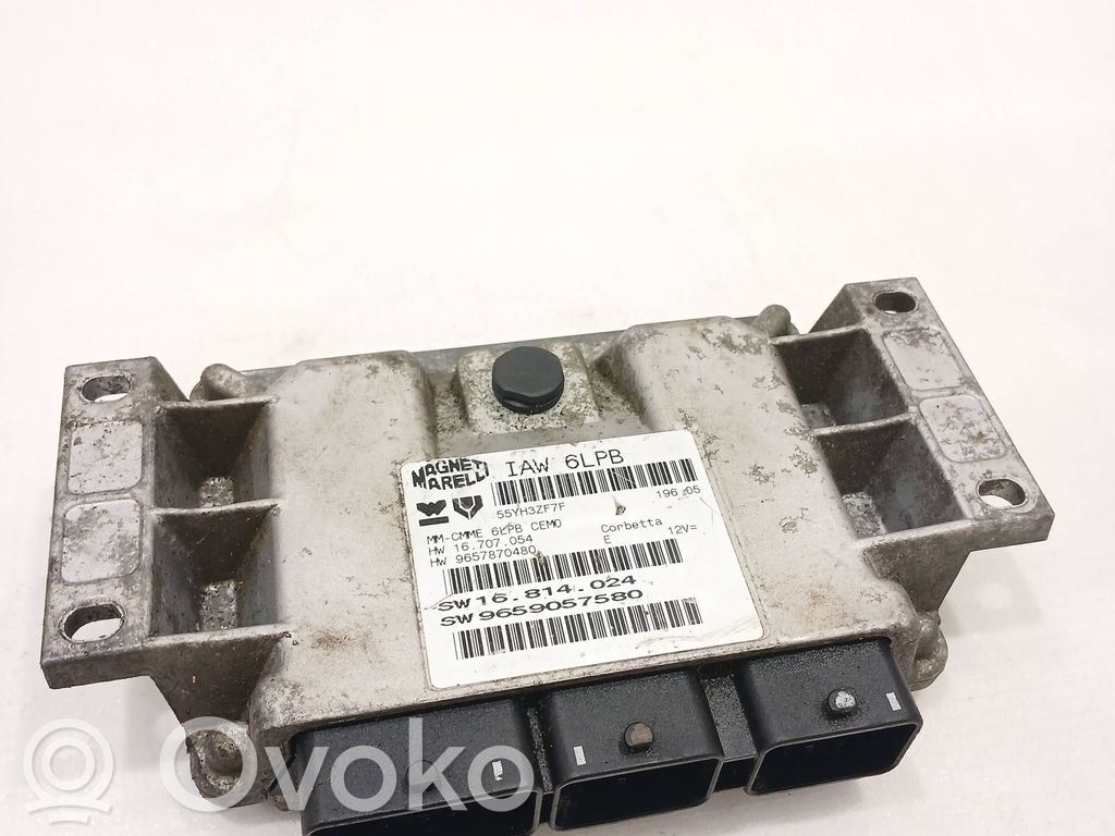 Engine control unit/module   9659057580,55YH37F7F,9657870480