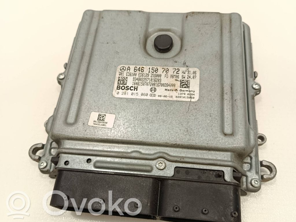 Mercedes-Benz Vito Viano W639 Engine control unit/module 