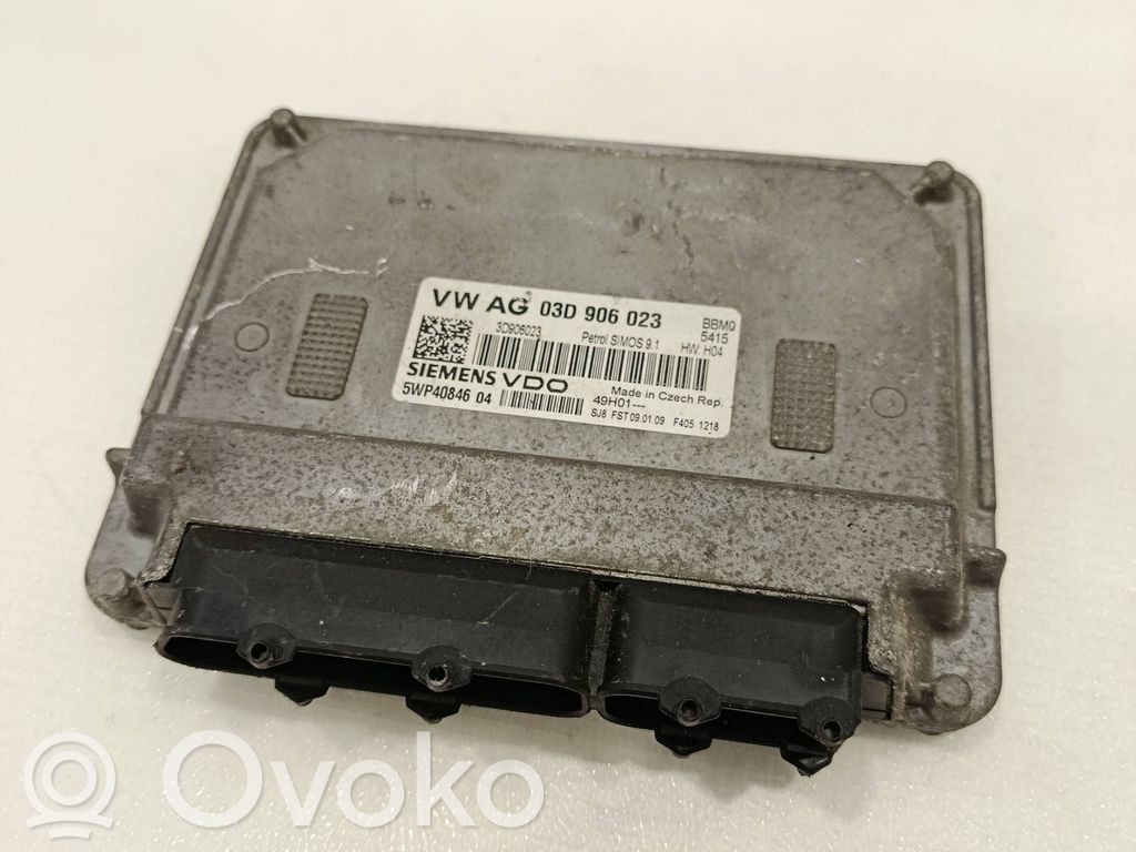 Engine control unit/module   03D906023,3D906023,5WP4084604