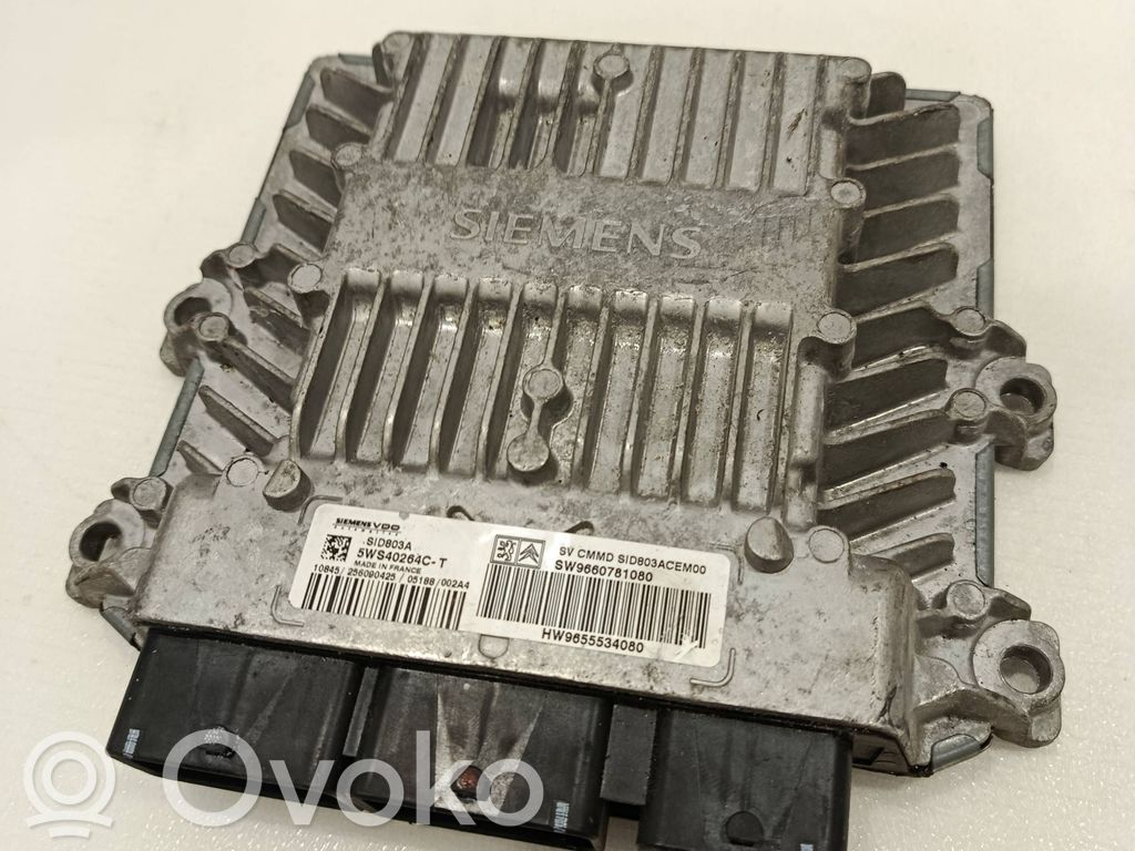 Peugeot 407 Variklio valdymo blokas 