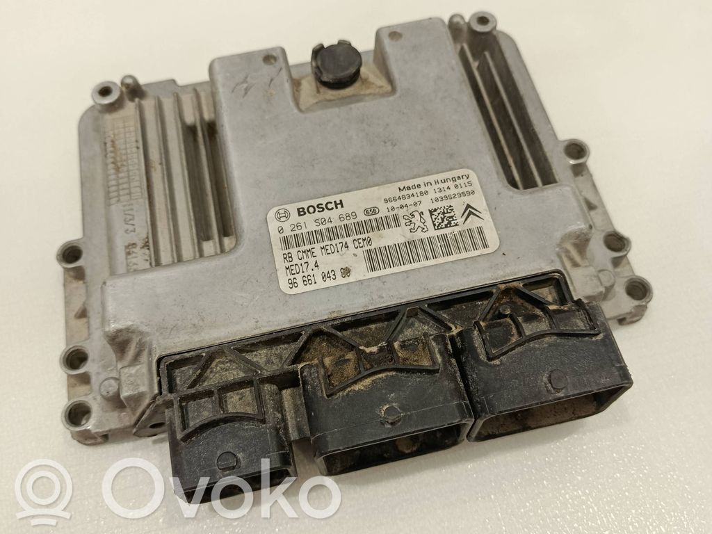 Engine control unit/module   9666104380,9664834180,0261S04689