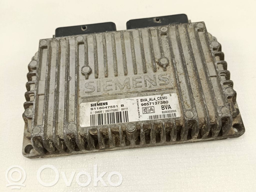 Gearbox control unit/module   9657137380,S118047551B,8200302005