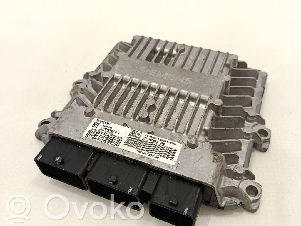 Peugeot 407 Variklio valdymo blokas 