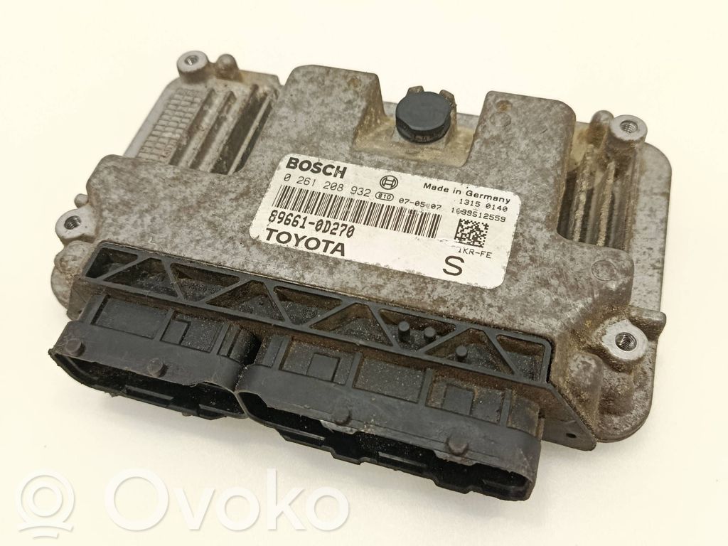 Toyota Yaris Engine control unit/module 