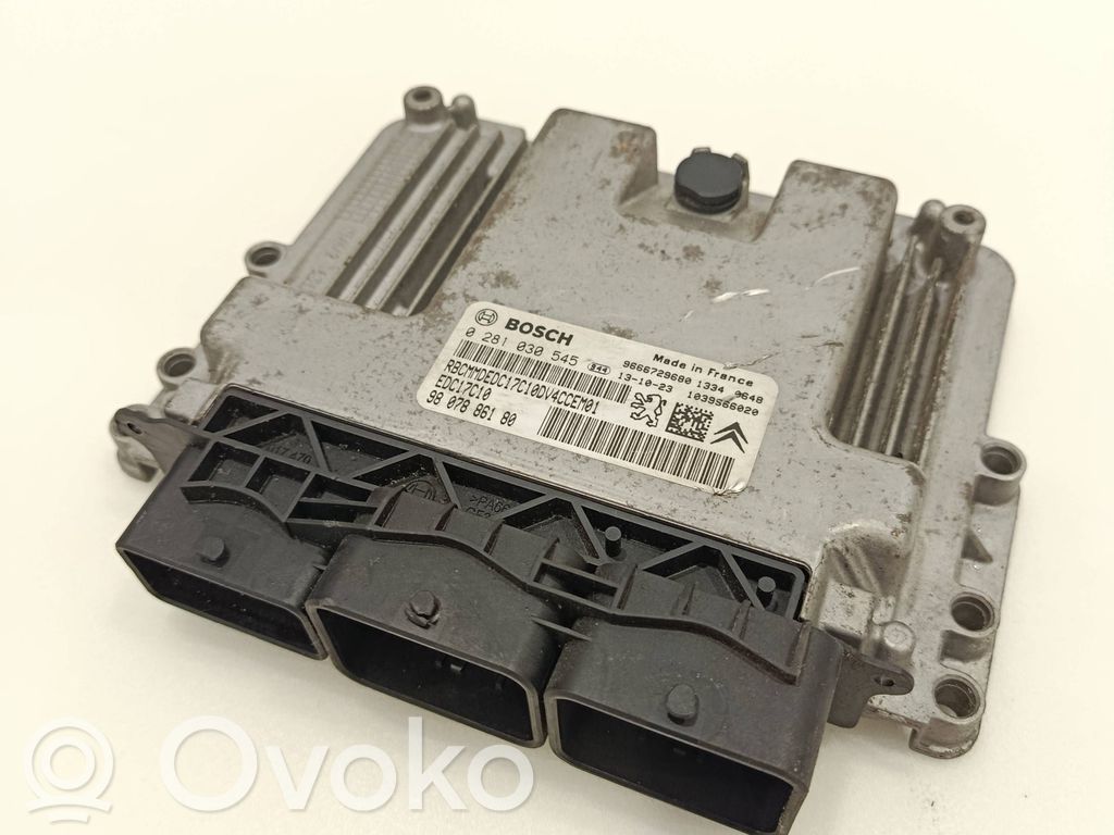Peugeot 208 I Engine control unit/module 