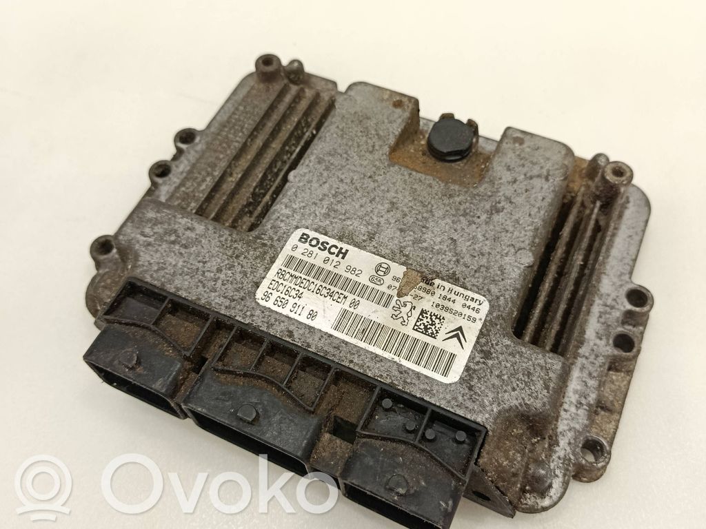Peugeot Expert Engine control unit/module 