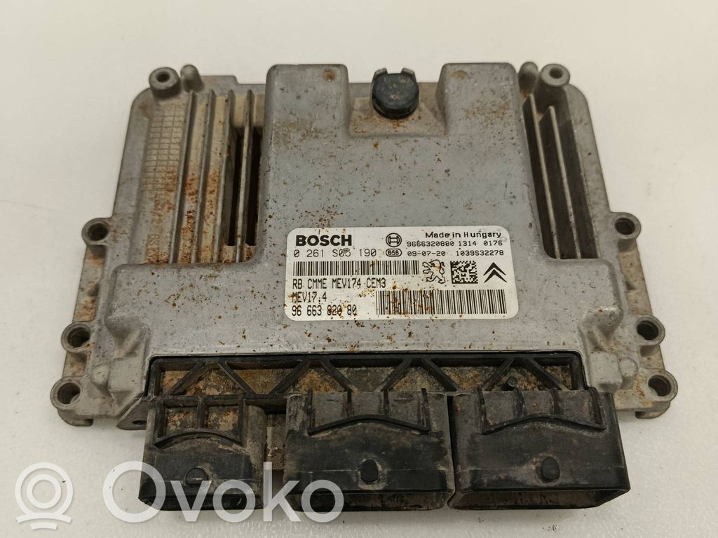 Peugeot 207 CC Engine control unit/module 