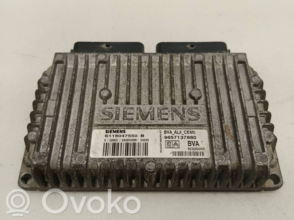 Citroen C4 I Gearbox control unit/module 