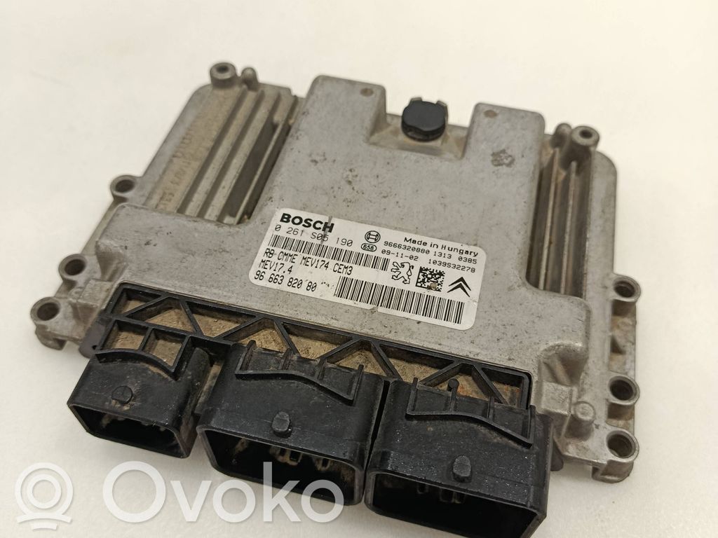 Peugeot 207 Engine control unit/module 