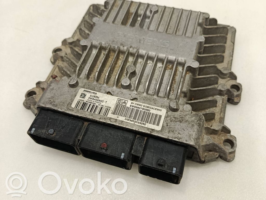 Peugeot 407 Engine control unit/module 