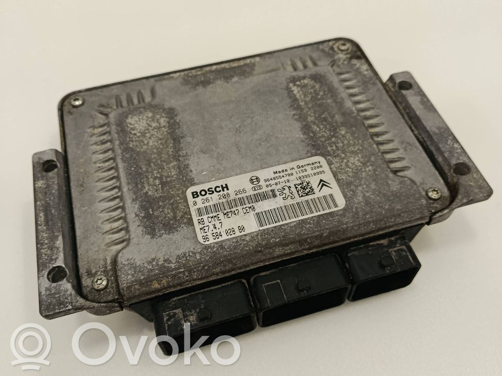 Peugeot 407 Engine control unit/module 