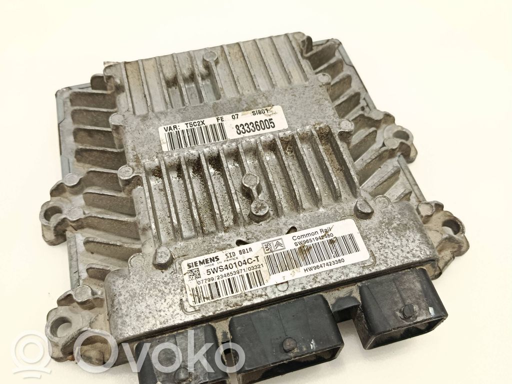 Peugeot 307 Engine control unit/module 