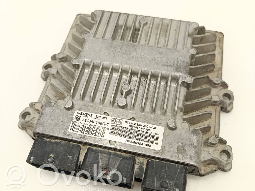 Peugeot 407 Engine control unit/module 