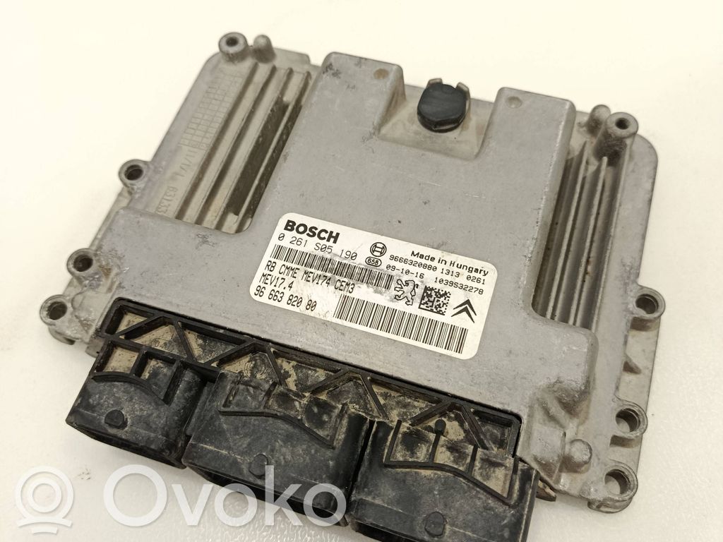 Peugeot 207 Engine control unit/module 