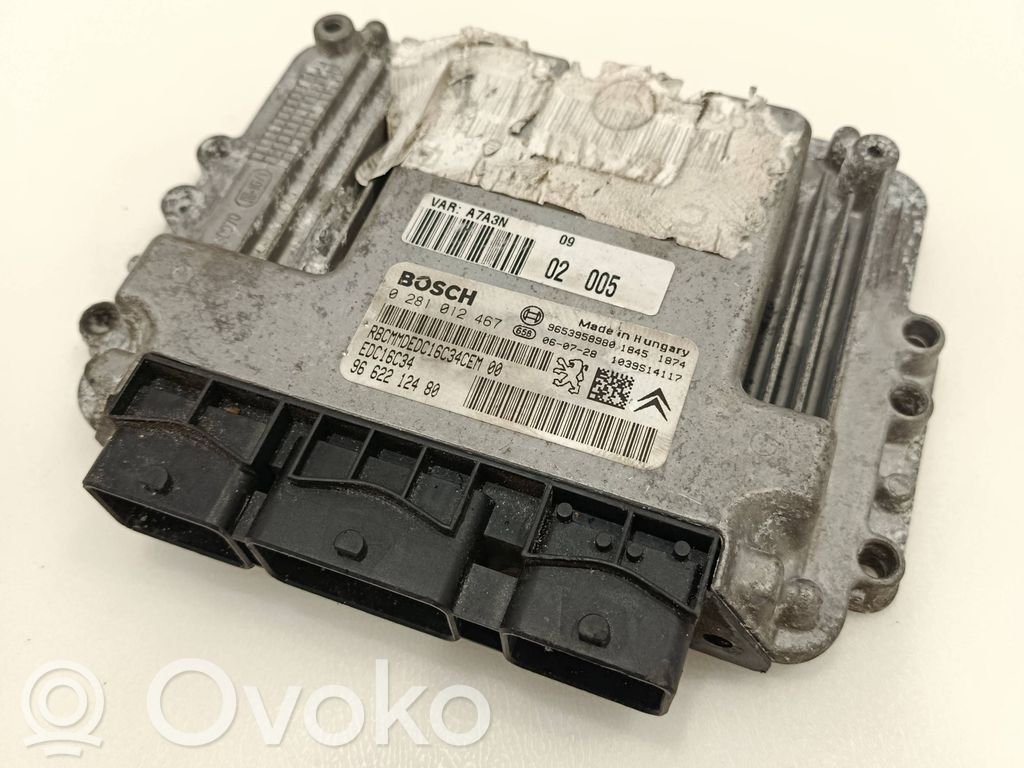 Peugeot 207 Engine control unit/module 