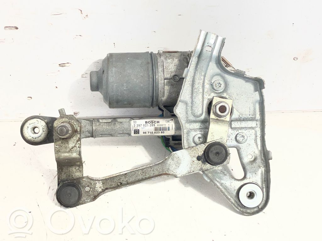Mechanizm i silniczek wycieraczek szyby przedniej / czołowej   9671062380,397021289