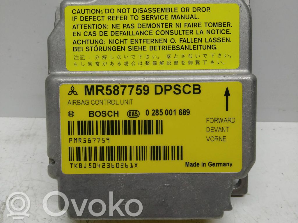 Mitsubishi Colt Airbag control unit/module 