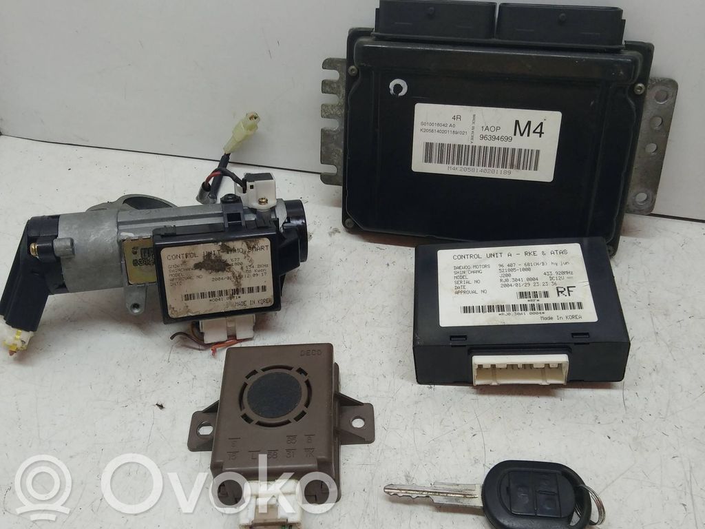 Daewoo Lacetti Engine ECU kit and lock set 