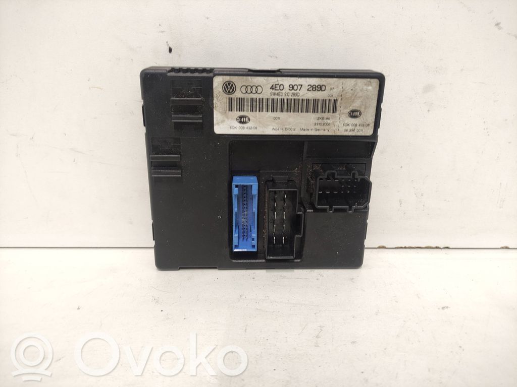 Audi A8 S8 D3 4E Comfort/convenience module 