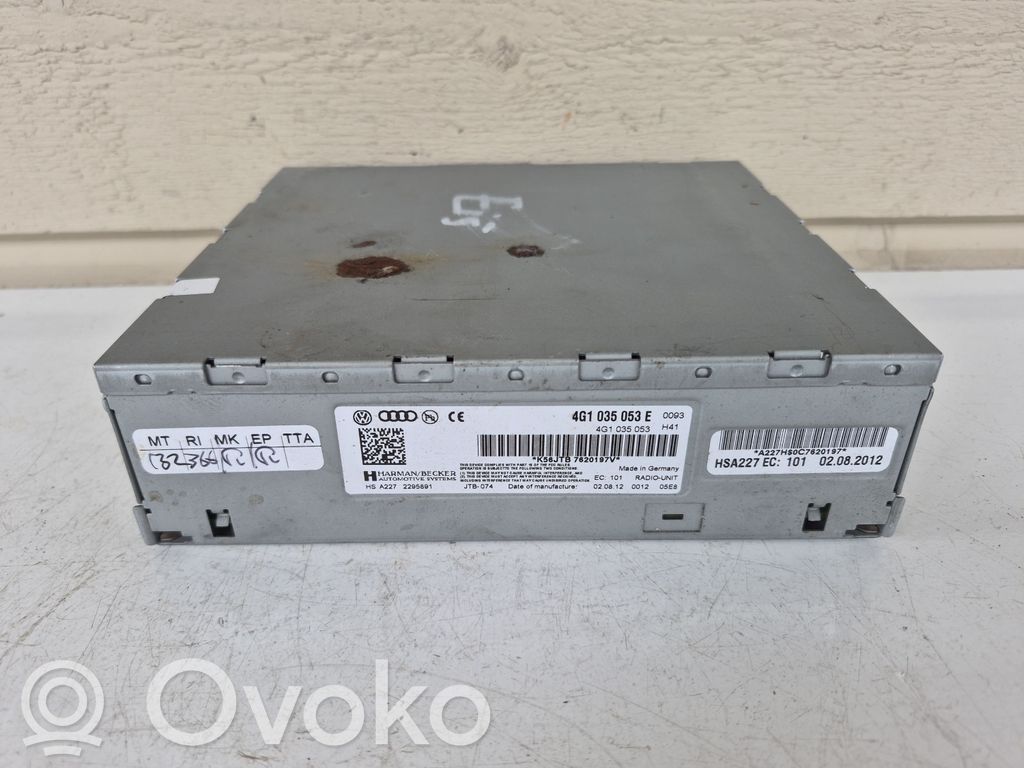 Audi A6 S6 C7 4G Panel / Radioodtwarzacz CD/DVD/GPS 