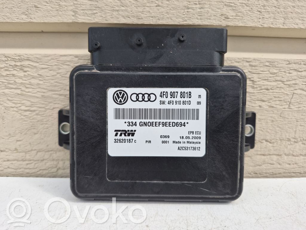 Audi A6 S6 C6 4F Module de frein de stationnement 