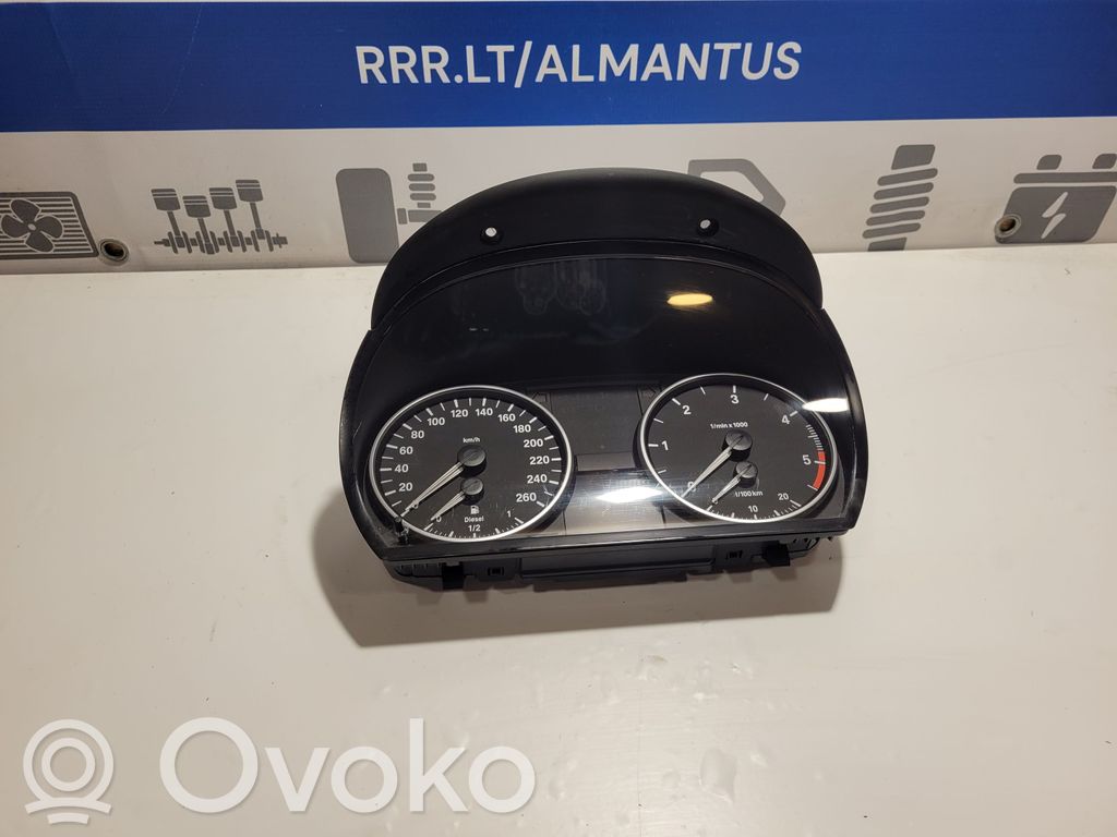 BMW 3 E90 E91 Speedometer (instrument cluster) 