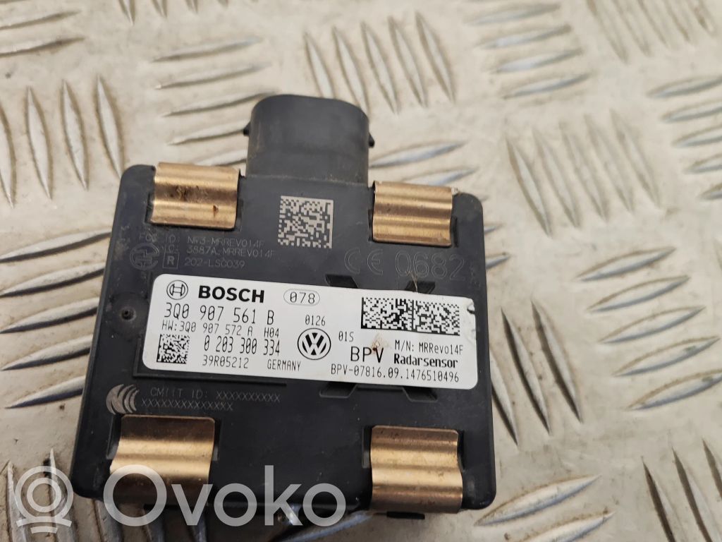 Volkswagen PASSAT B8 Sensor de radar Distronic 