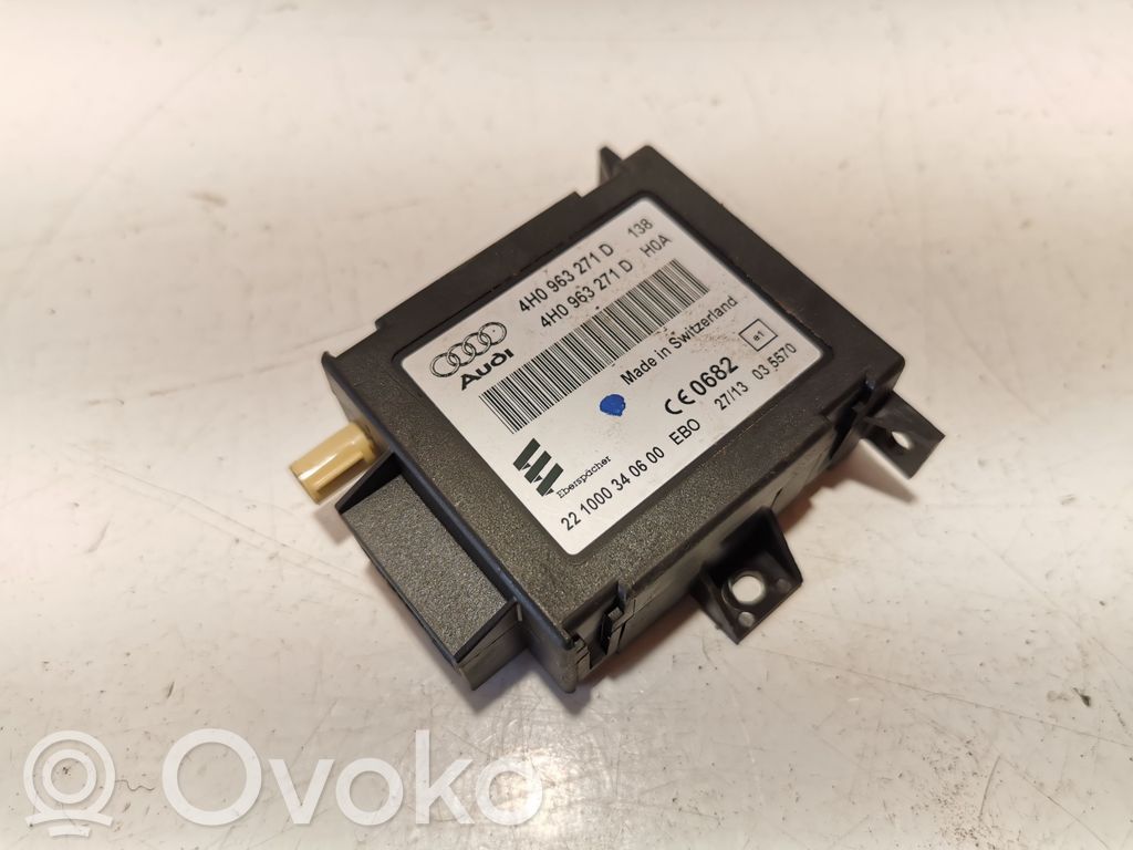 Audi A8 S8 D4 4H Auxiliary heating control unit/module 