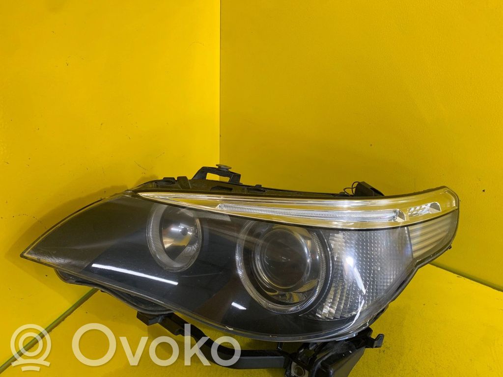 BMW 5 E60 E61 Priekšējais lukturis 