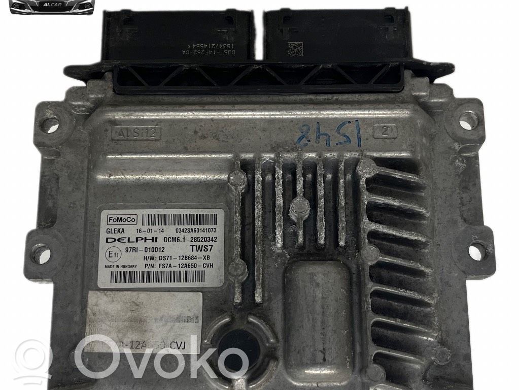 Engine control unit/module ECU   FS7A12A650CVH,28520342,DS7112B684XB,97RI010012