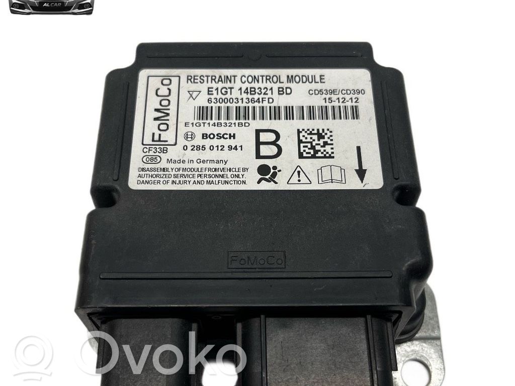 Airbag control unit/module   E1GT14B321BD,0285012941,CD539FCD390,6300031364FD