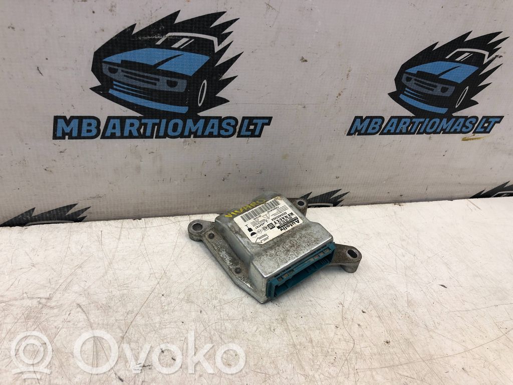 Opel Vivaro Airbag control unit/module 