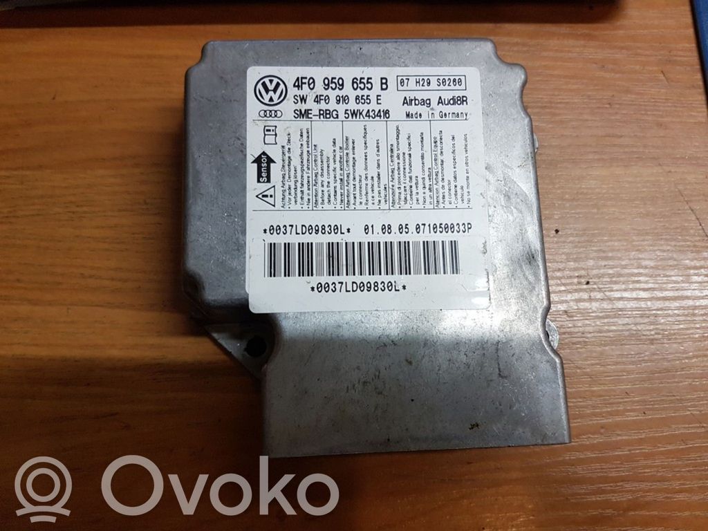 Audi A6 S6 C6 4F Airbag control unit/module 