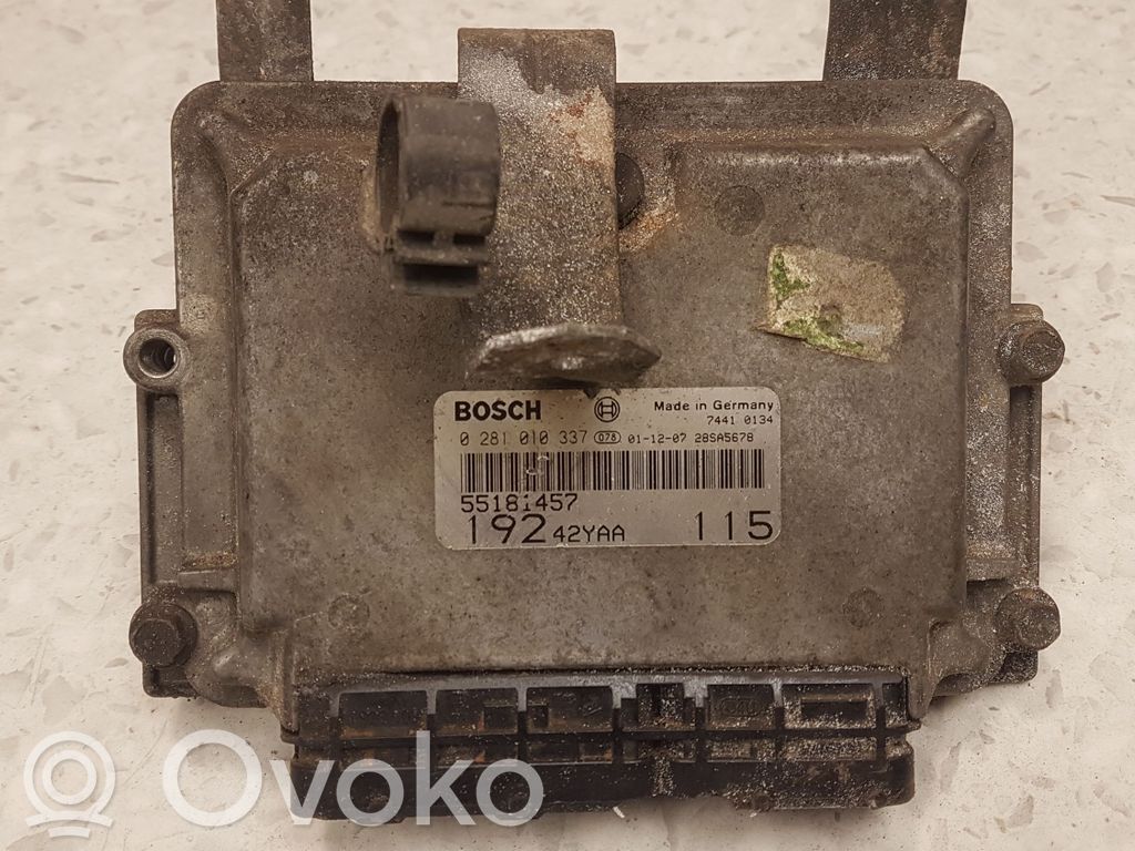 Engine control unit/module   0281010337,55171457