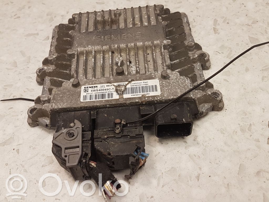 Peugeot 307 Engine control unit/module 