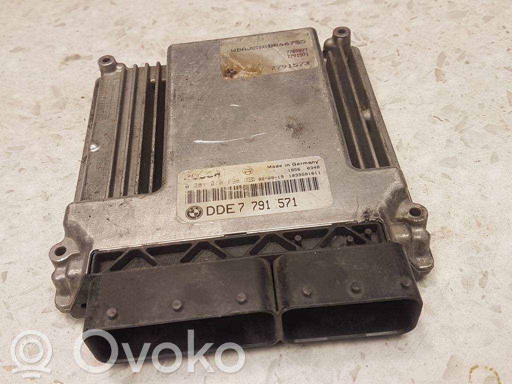 BMW 7 E65 E66 Unidad de control/módulo del motor 