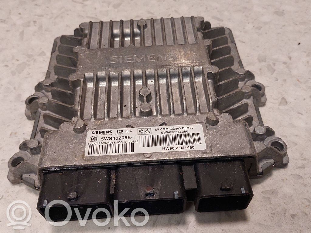 Peugeot 407 Engine control unit/module 