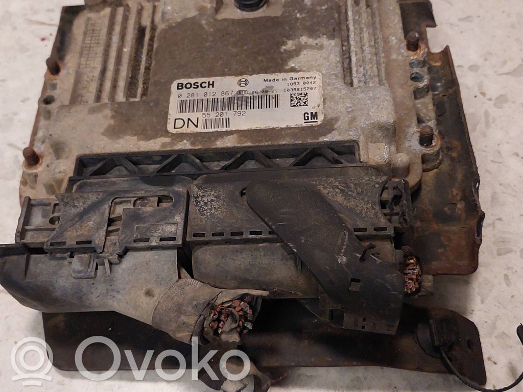 Engine control unit/module   0281012867,55201792