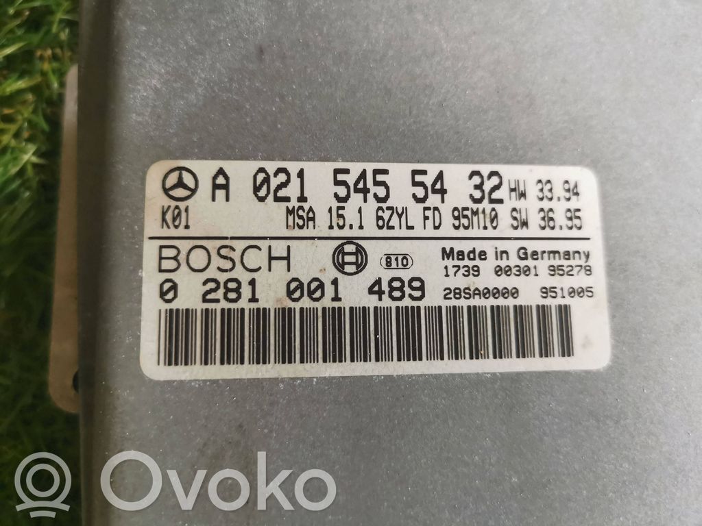 Engine control unit/module   A0215455432,0281001489,28SA0000