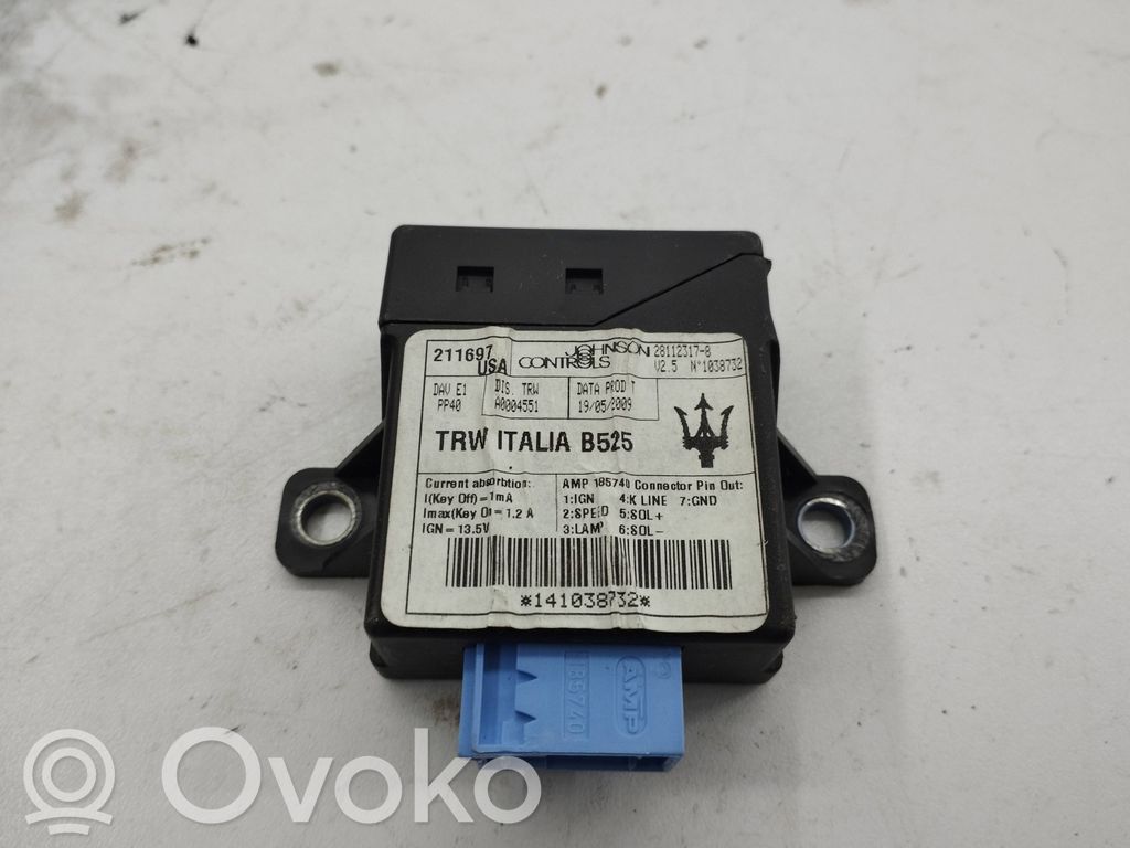 Maserati Quattroporte Other control units/modules 