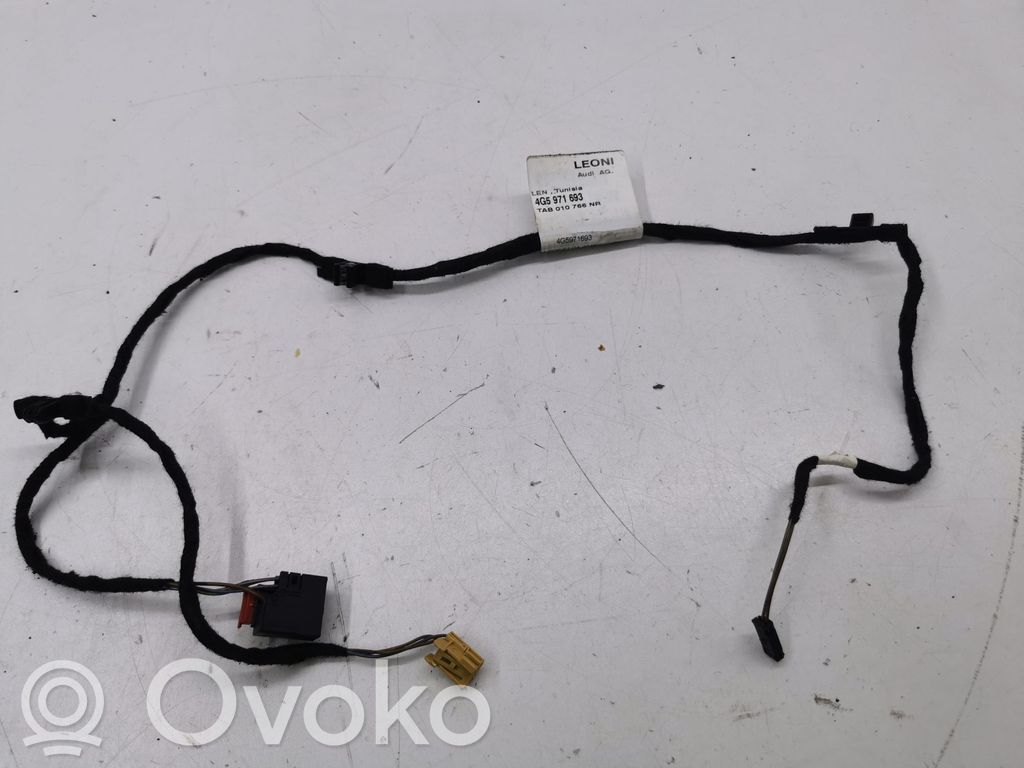 Audi A6 S6 C7 4G Cableado de puerta trasera 