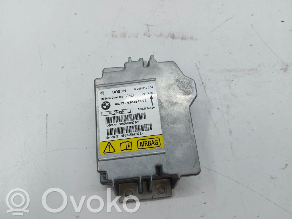 BMW X5 E70 Unidad de control/módulo del Airbag 