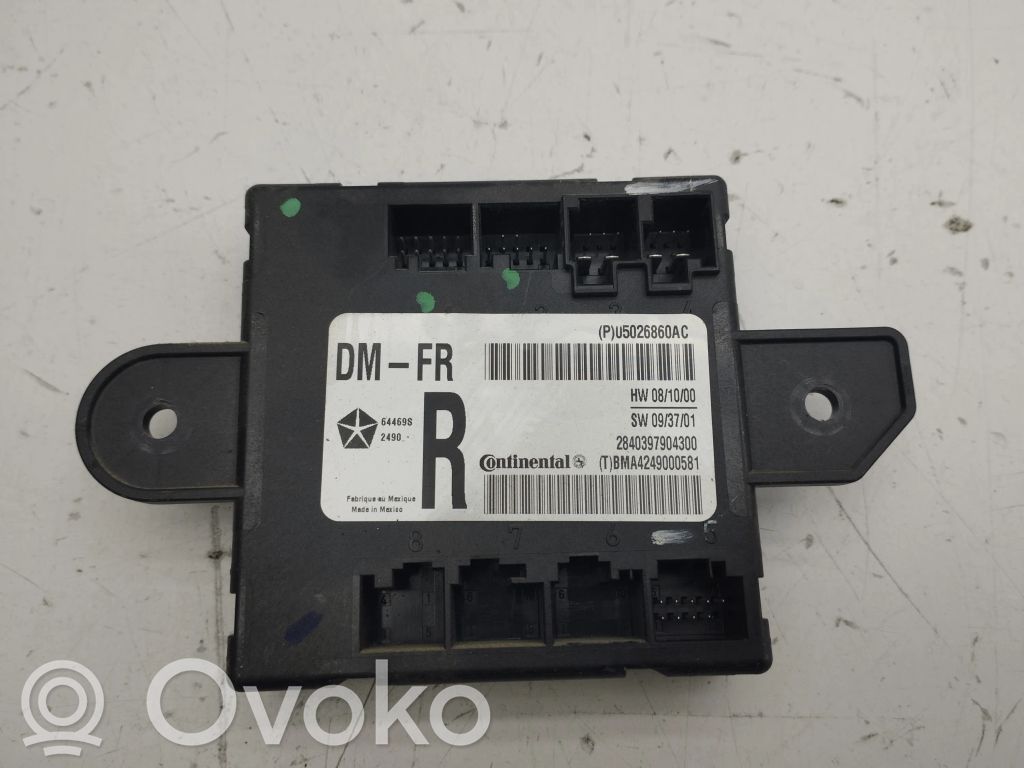 Chrysler Town & Country V Unité de commande module de porte 