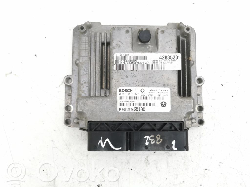 Jeep Cherokee KL Calculateur moteur ECU 