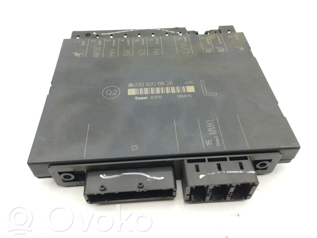 Mercedes-Benz S W220 Modulo di controllo sedile